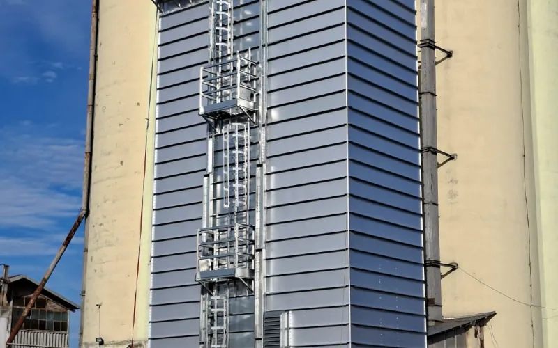 Montaj uscător cu recuperare de căldură pentru cereale